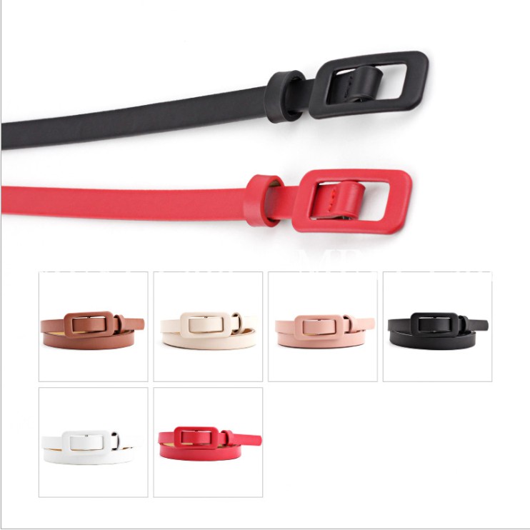 [Mã 1010FASHIONSALE10131 giảm 10K đơn 50K] Dây Nịt Belt Mặc Váy Đầm Basic Nhiều Màu Dẻo Đẹp