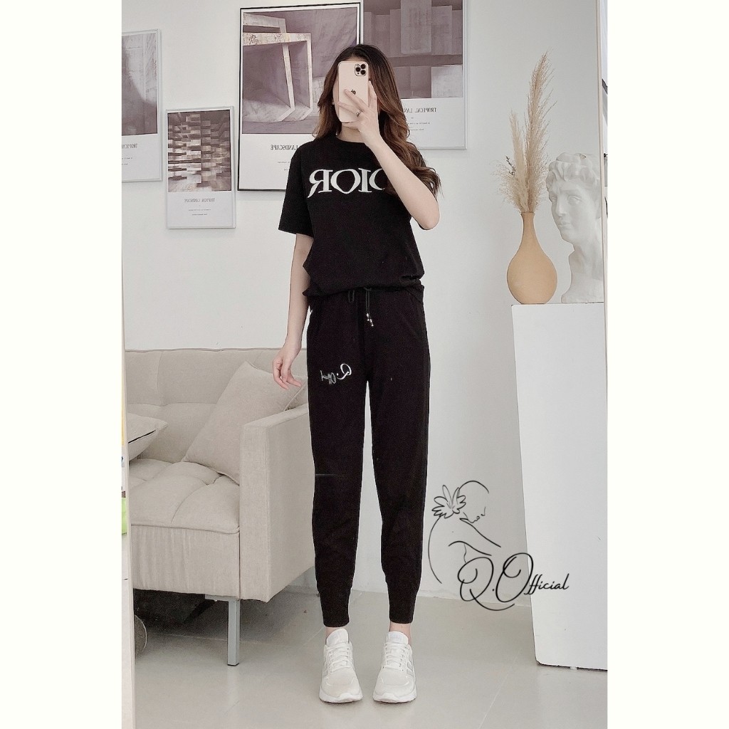 Quần Jogger Nữ Chất Liệu Polyester cool Thời Trang Mùa Hè