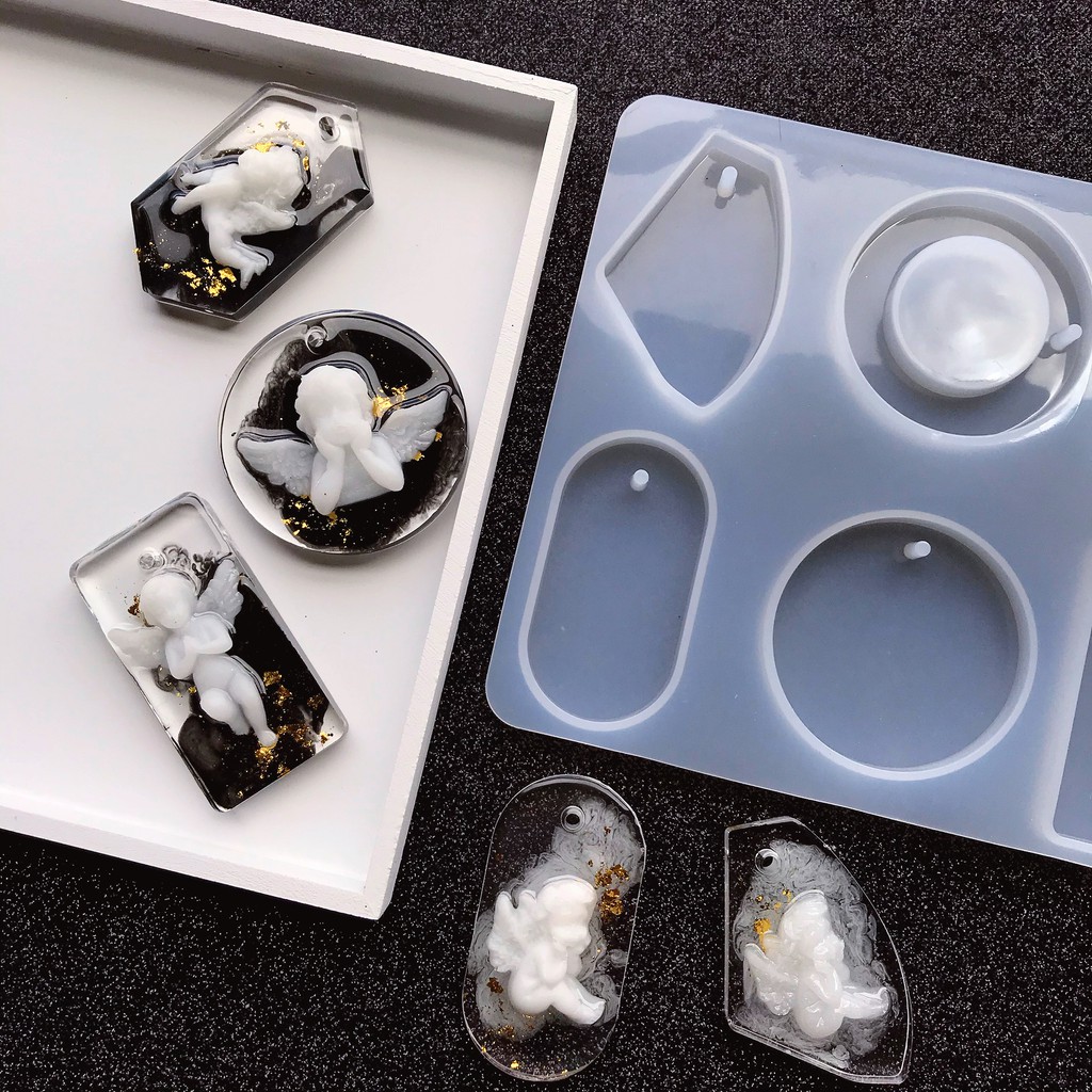 Khuôn Silicon Làm Nến Thơm/Xà Phòng/Bánh Handmade