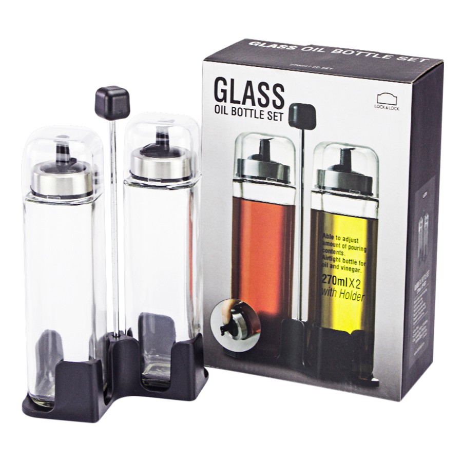 Set 2 hũ thủy tinh đựng gia vị Lock&Lock LLG701 [270ML x2]