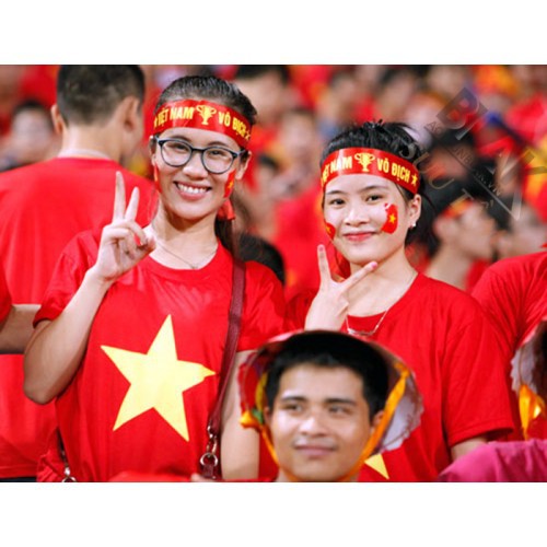 Băng rôn, băng đô cổ vũ bóng đá, cổ vũ đội tuyển việt nam