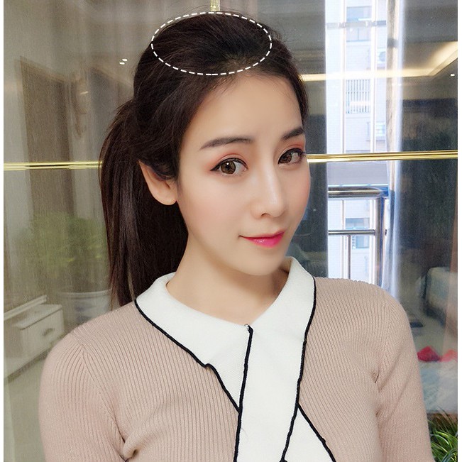 Tóc kẹp phồng đỉnh đầu K01 😍FREESHIP😍 độn phồng tóc giả, độn tóc