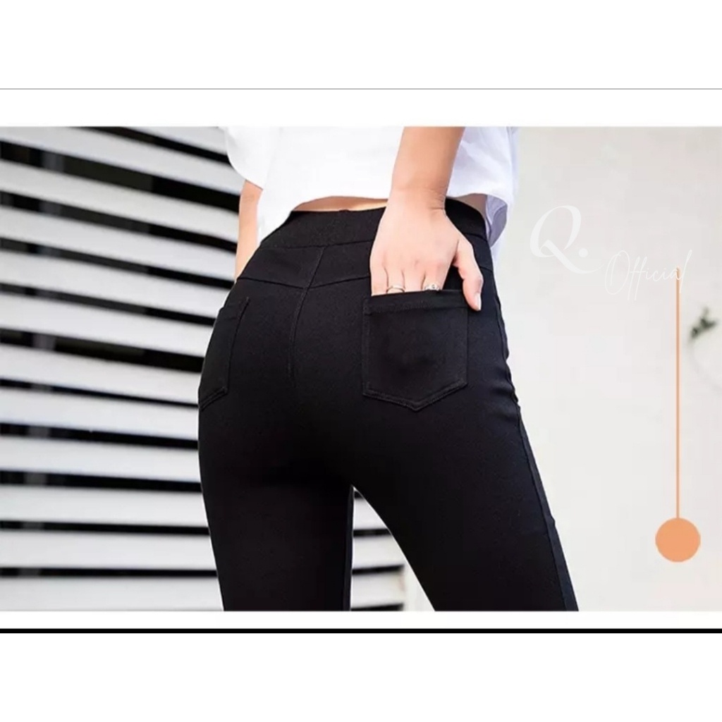Quần Legging Nữ Bigsize Nâng Mông Cao Cấp Vải Poly