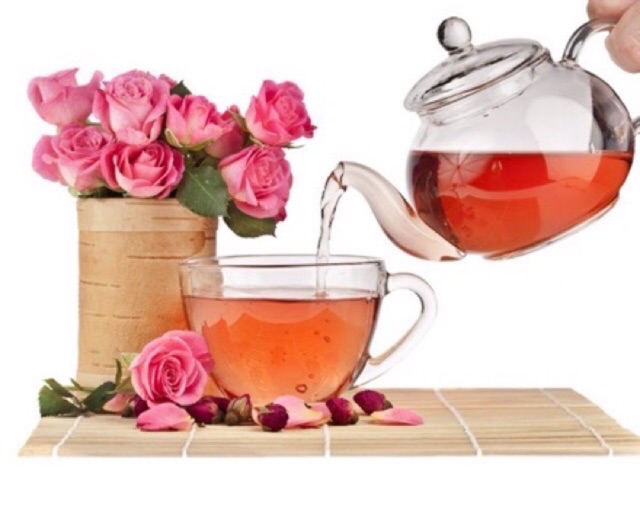 [Giá tốt] Trà hoa hồng sấy khô Đà Lạt (Túi Zip 100g)