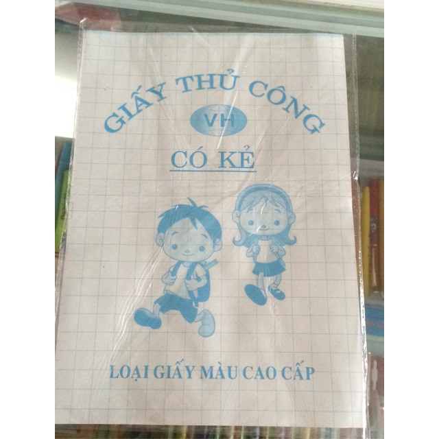 Giấy thủ công khổ a5 7 tờ/ tập