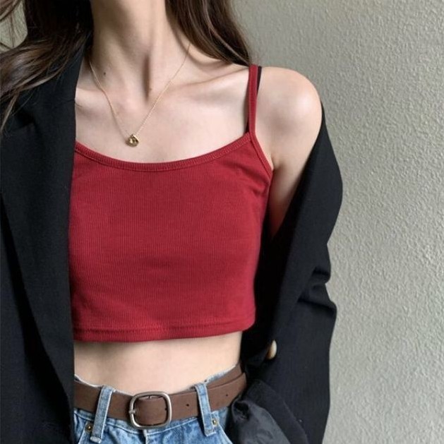 ÁO 2 DÂY CROPTOP SIÊU XINH - CH2S