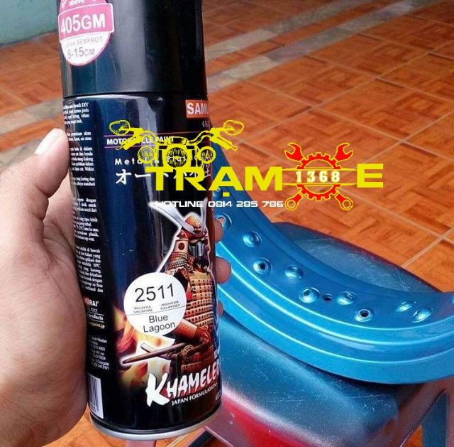 [HCM]SƠN SAMURAI SƠN XỊT MÀU XANH ĐẦM PHÁ 2511