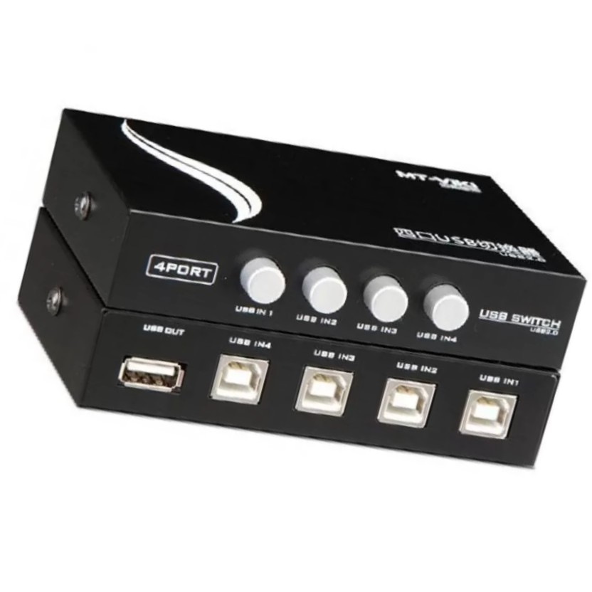 Bộ chia 4 máy tính dùng chung 1 máy in Switch USB MT-VIKI