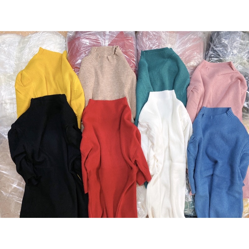 MH ÁO LEN CỘC TAY BỒNG 6M CHO NỮ