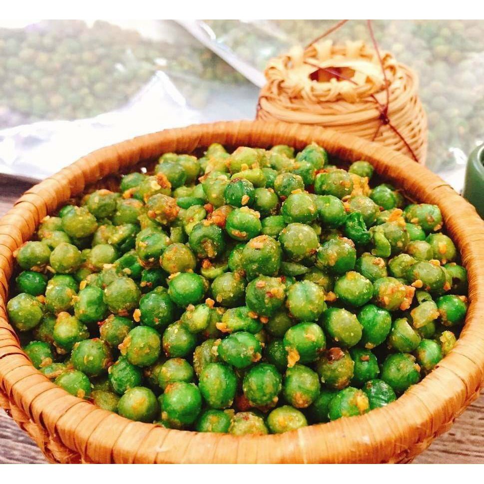 [HCM]ĐẬU HÀ LAN RANG TỎI ỚT - HỦ 500GRAM