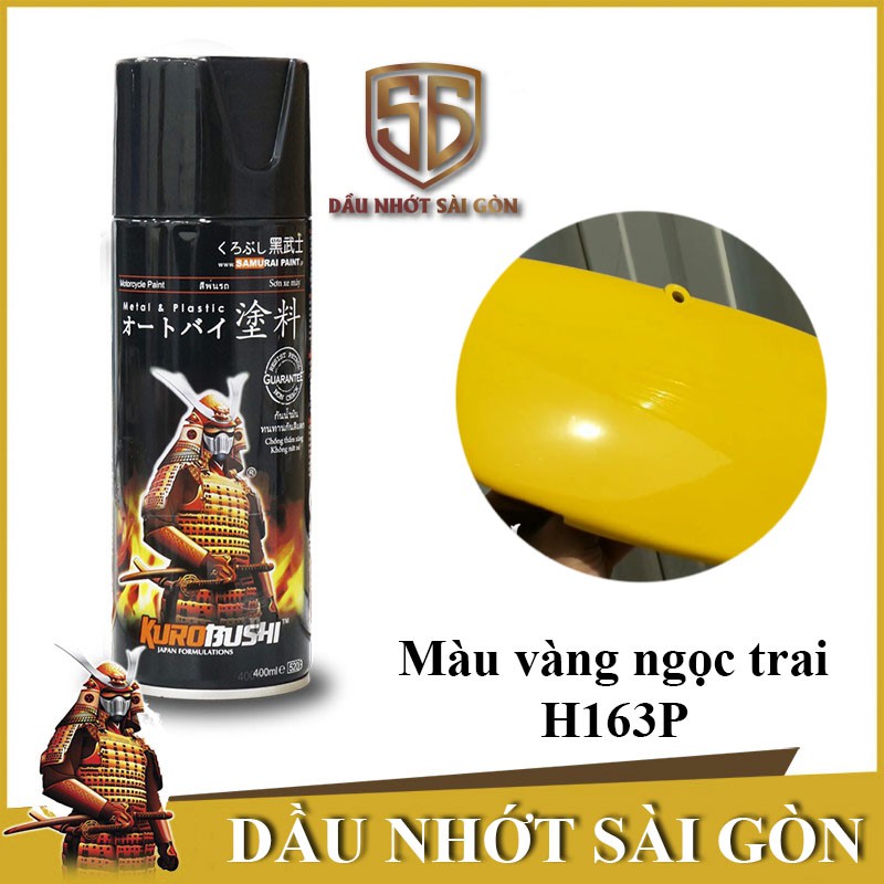 [HCM]Samurai H163P- sơn xịt màu vàng ngọc trai