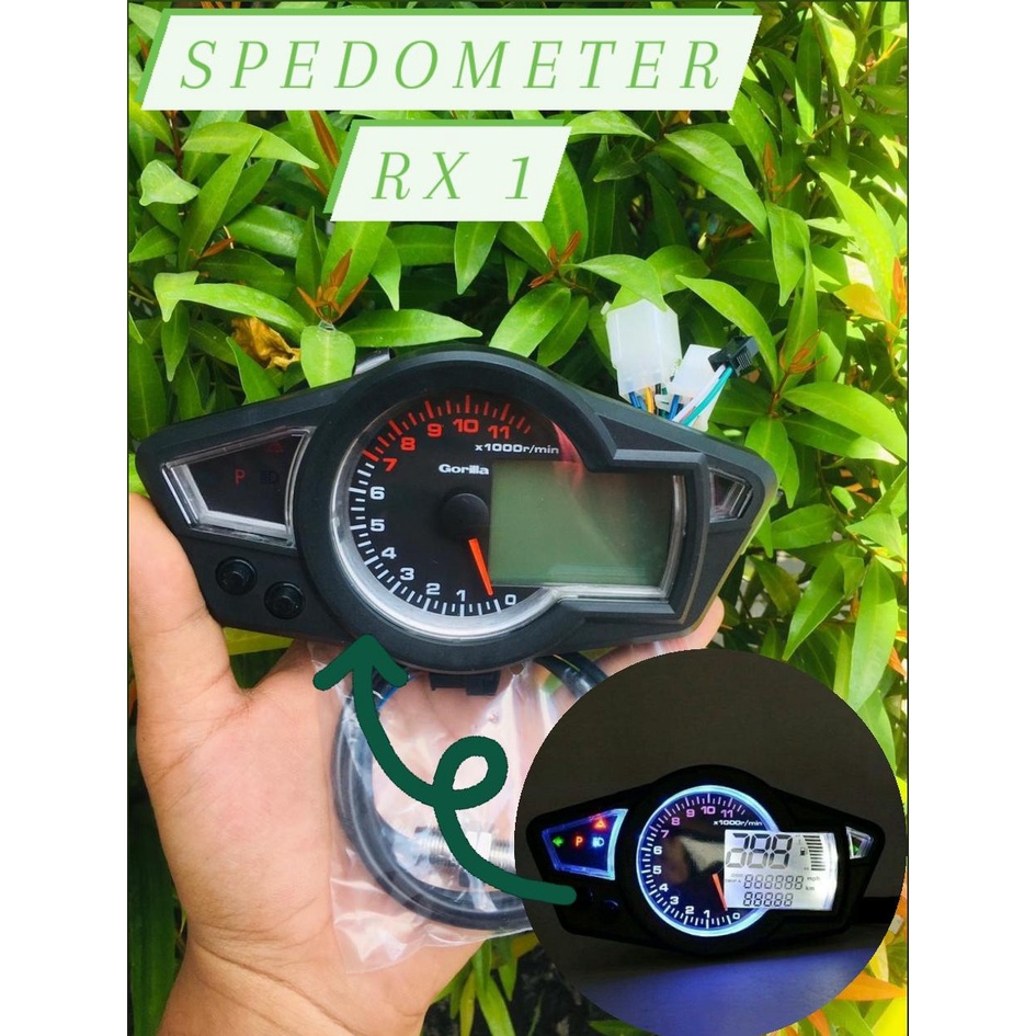 SPEEDOMETER KOSO RX1N Spido RX 1 Digital Spidometer Custom Universal