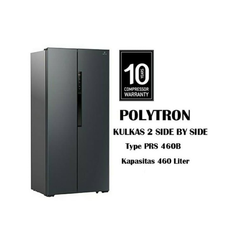 polytron side by side refrigerator prs460b