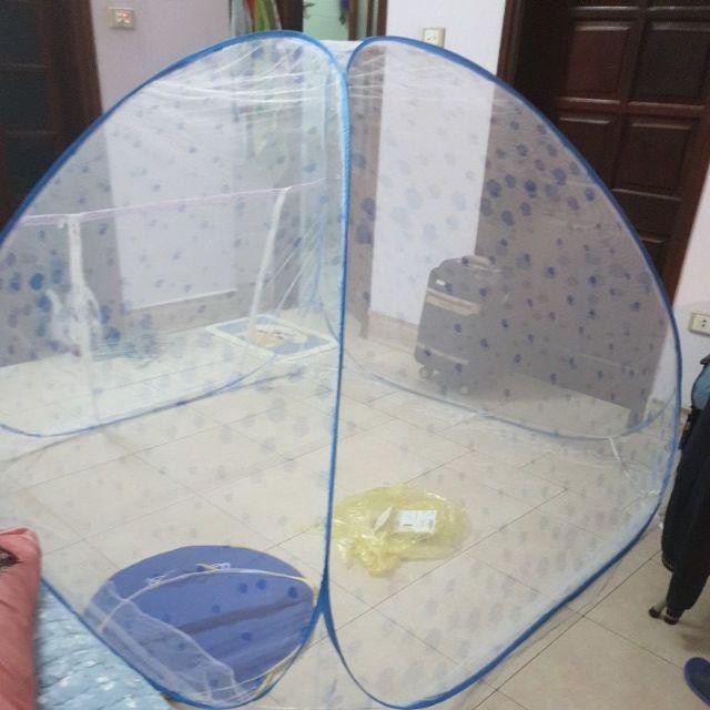 Màn tự bung không đáy chống muỗi đủ kích thước