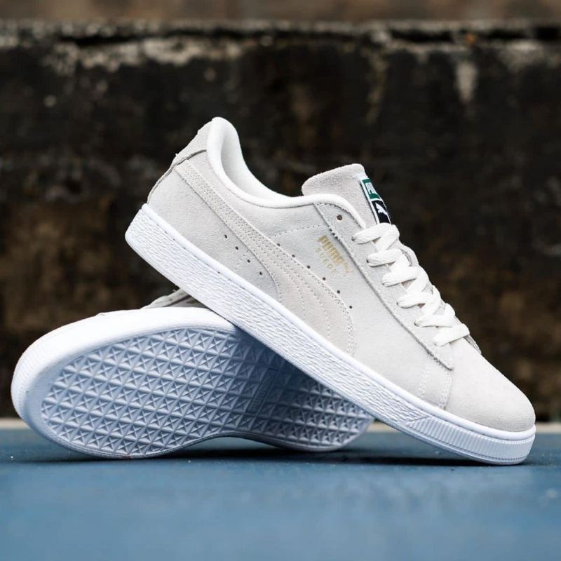 all white puma classic