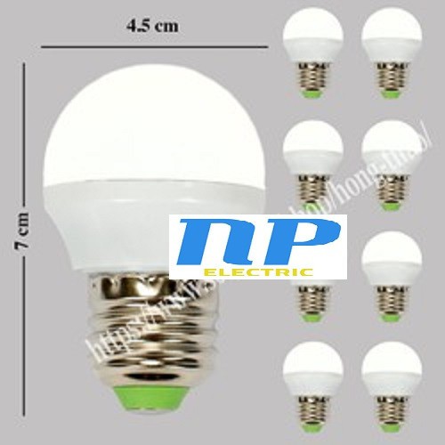 Bóng Led Bulb Kín Nước 3w - 5w - 7w - 9w - 12w - Ánh Sáng Trắng - Vàng | BH 12 tháng