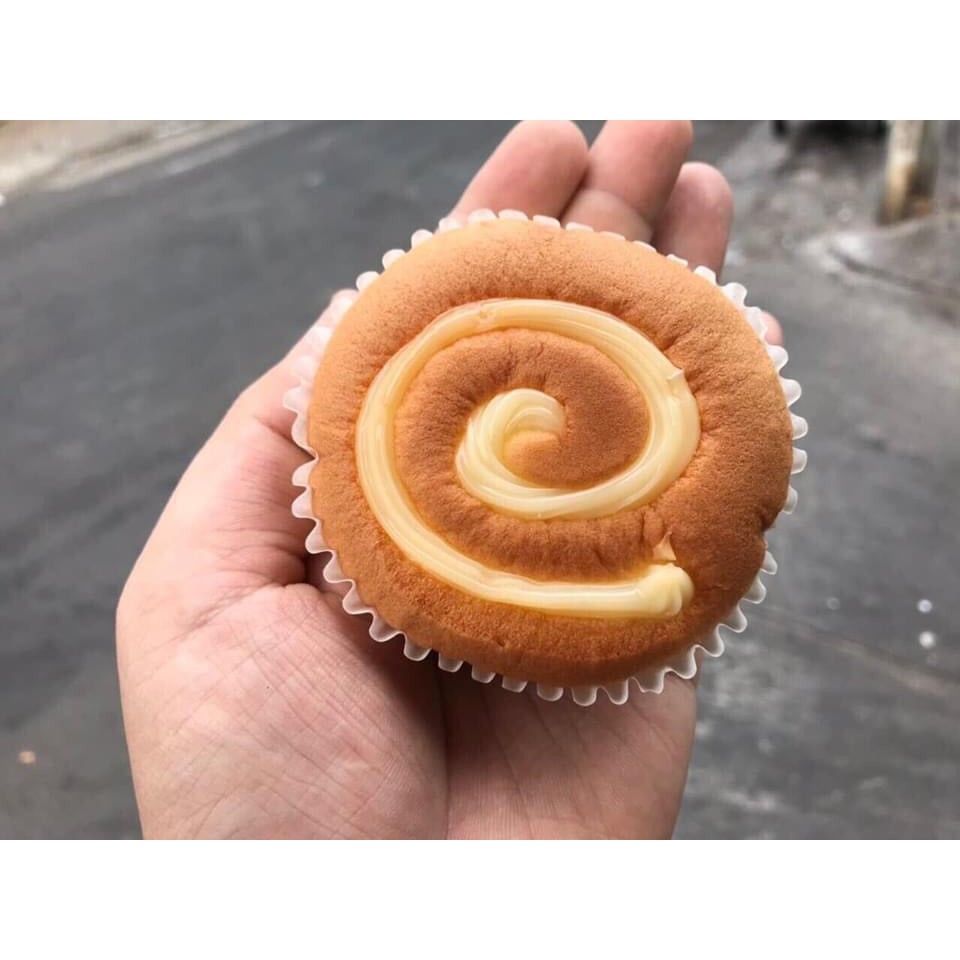 [Combo 5 / 2 cái] BÔNG LAN TRÒN CUỘN PHOMAI FIGURE CAKE - ĐÀI LOAN