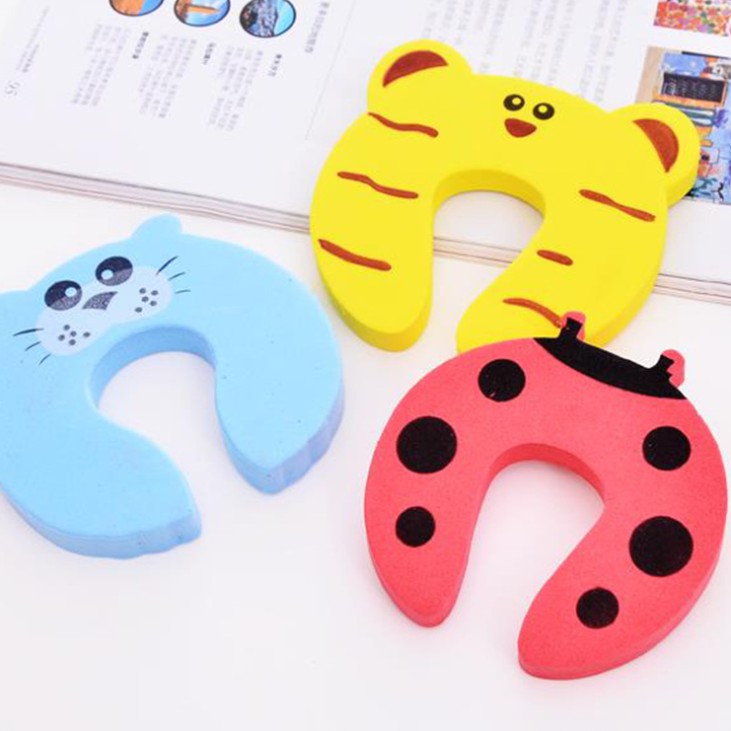 2 Miếng chặn cửa chống va đập hình thú dễ thương