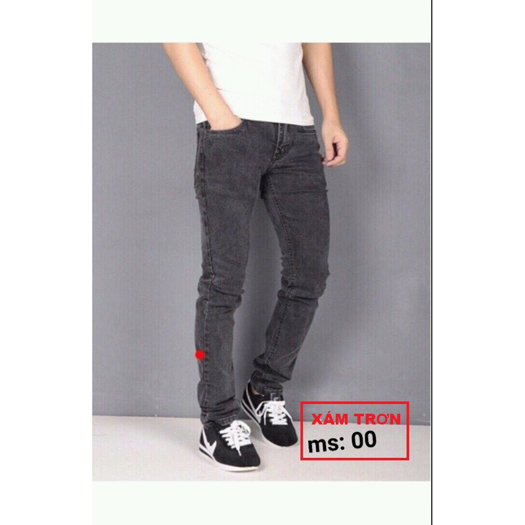 QUẦN JEAN NAM SIZE 28 ĐẾN 36 [ CHẤT CO GIÃN ] PHONG CÁCH TRẺ ( không kèm móc đeo )