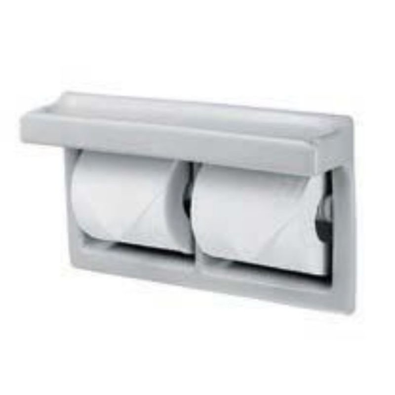 Recessed double paper holder Toto S 20 T3 / Tempat tissue tanam double