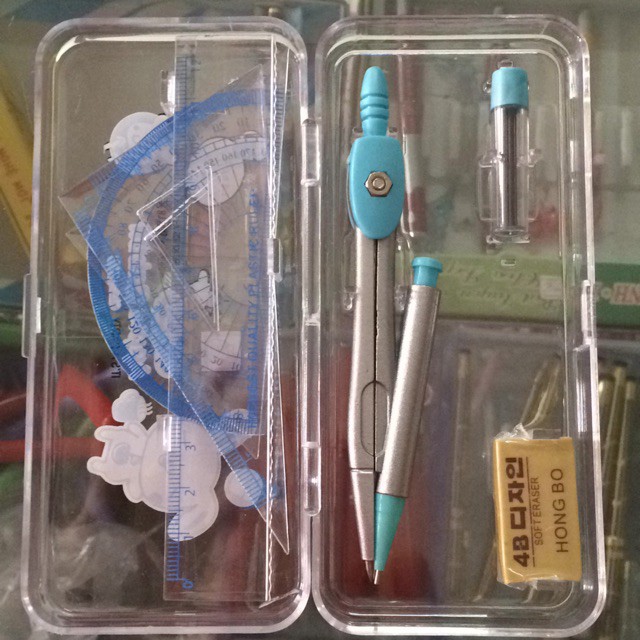 1 bộ eke compa 9001