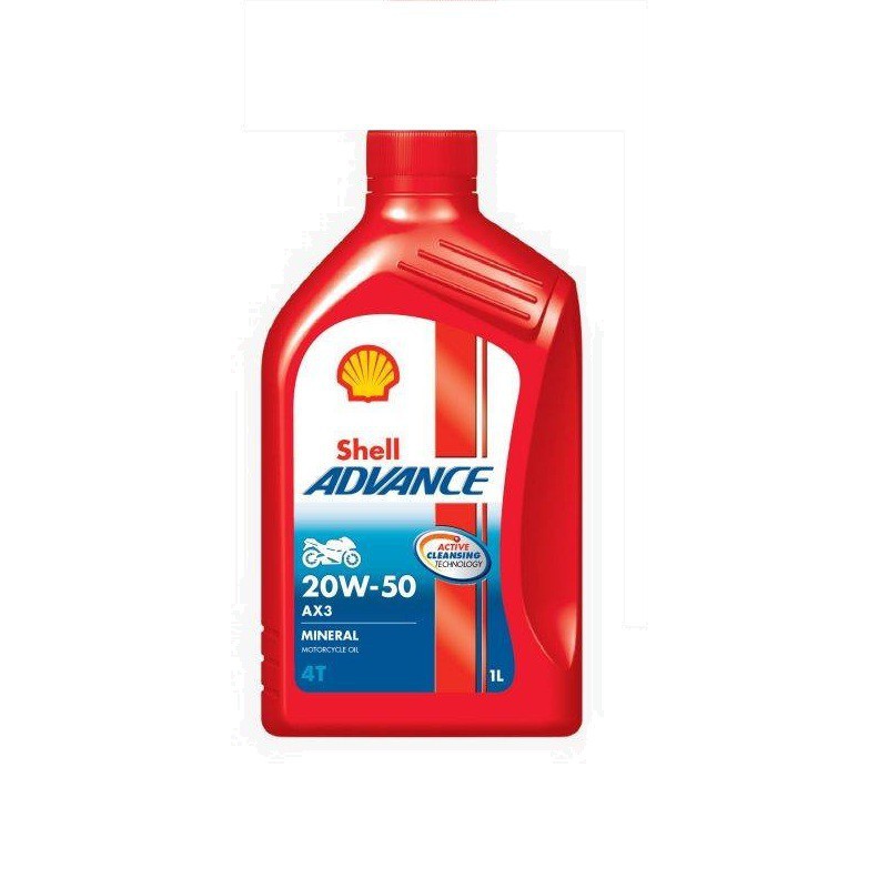Nhớt xe số shell advance ax3 20w50 800ml