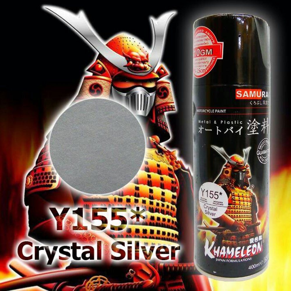 [HCM]Samurai Y155 - Sơn xit xe máy màu bạc pha lê _Crystal Silver