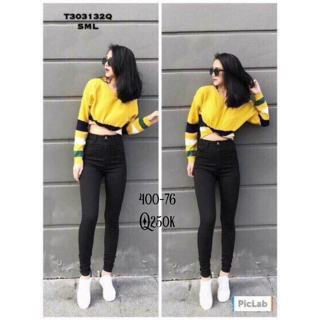 QUẦN JEAN NỮ ĐEN TRƠN LƯNG CAO SIÊU TÔN GIÁNG ( CÓ SIZE ĐẠI 26-33. )