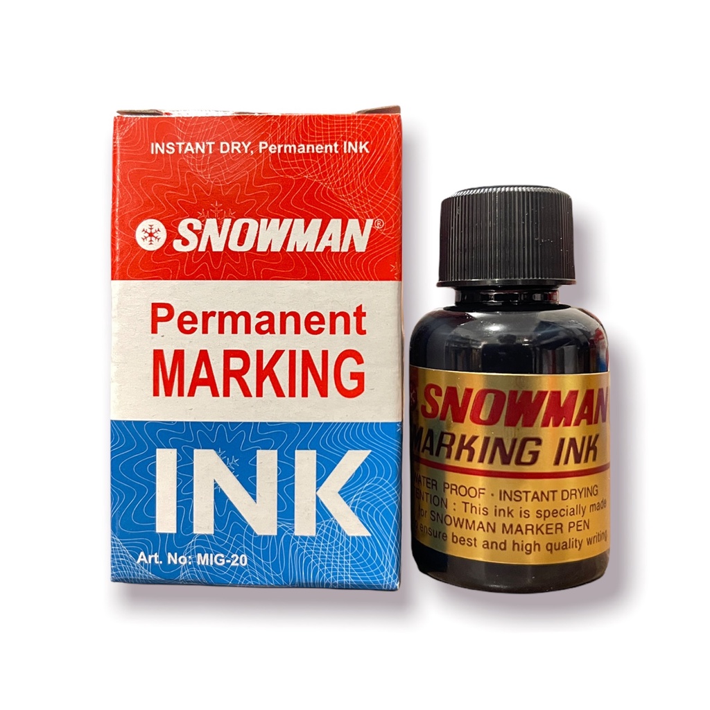 Tinta Refill Spidol Snowman Permanent Mig 20 Mig20 Lazada Indonesia 0198