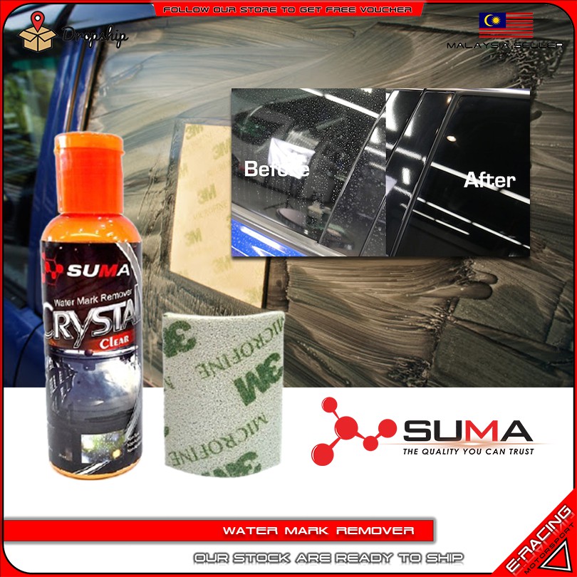 SUMA CRYSTAL CLEAR CAR WATERMARK REMOVER 125ml Lazada