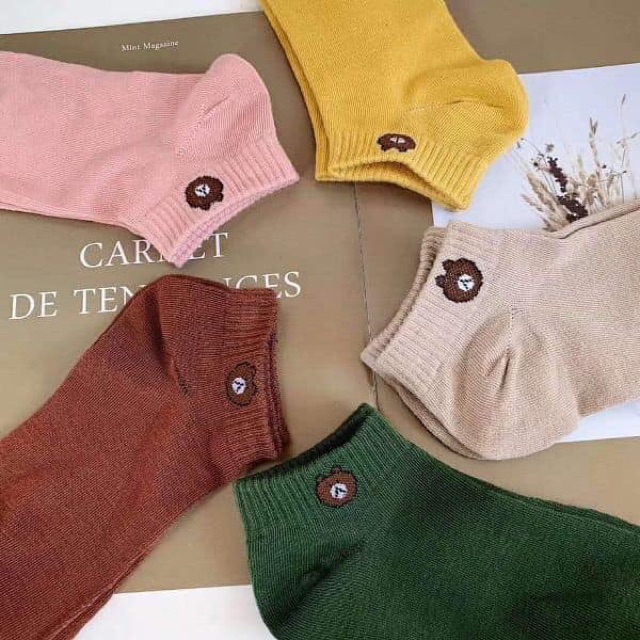 SET 10 ĐÔI TẤT GẤU/HOA CÚC SIÊU XINH