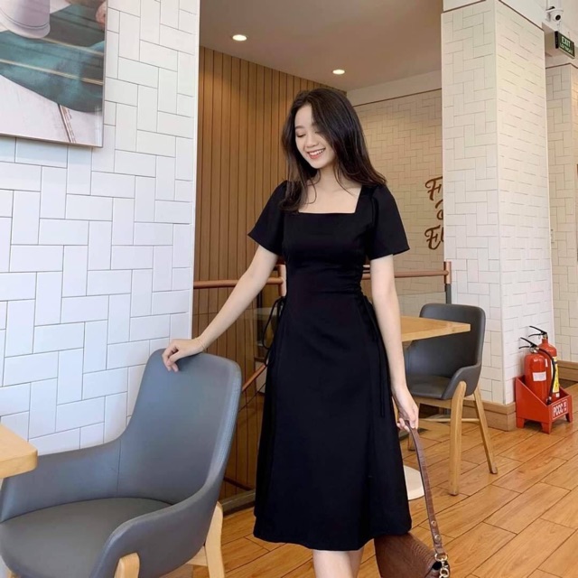 [HCM]Đầm đan dây eo 6 màu (kèm hình thật)