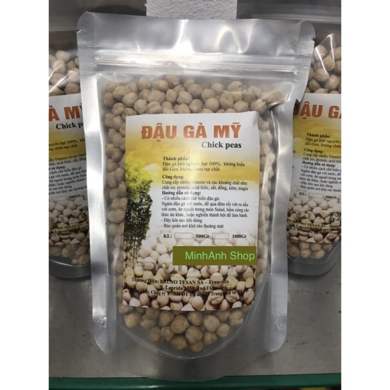500g đậu Gà Hữu cơ (không biến đổi gen) hàng nhập khẩu Mỹ