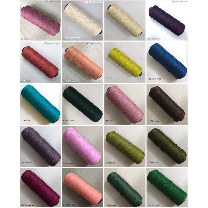 SỢI DỆT COTTON TRƠN CRAFTYAN