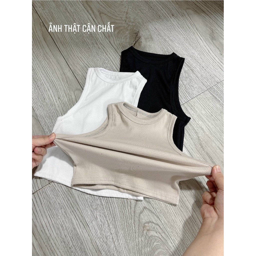 Áo ba lỗ chất thun tăm co giãn