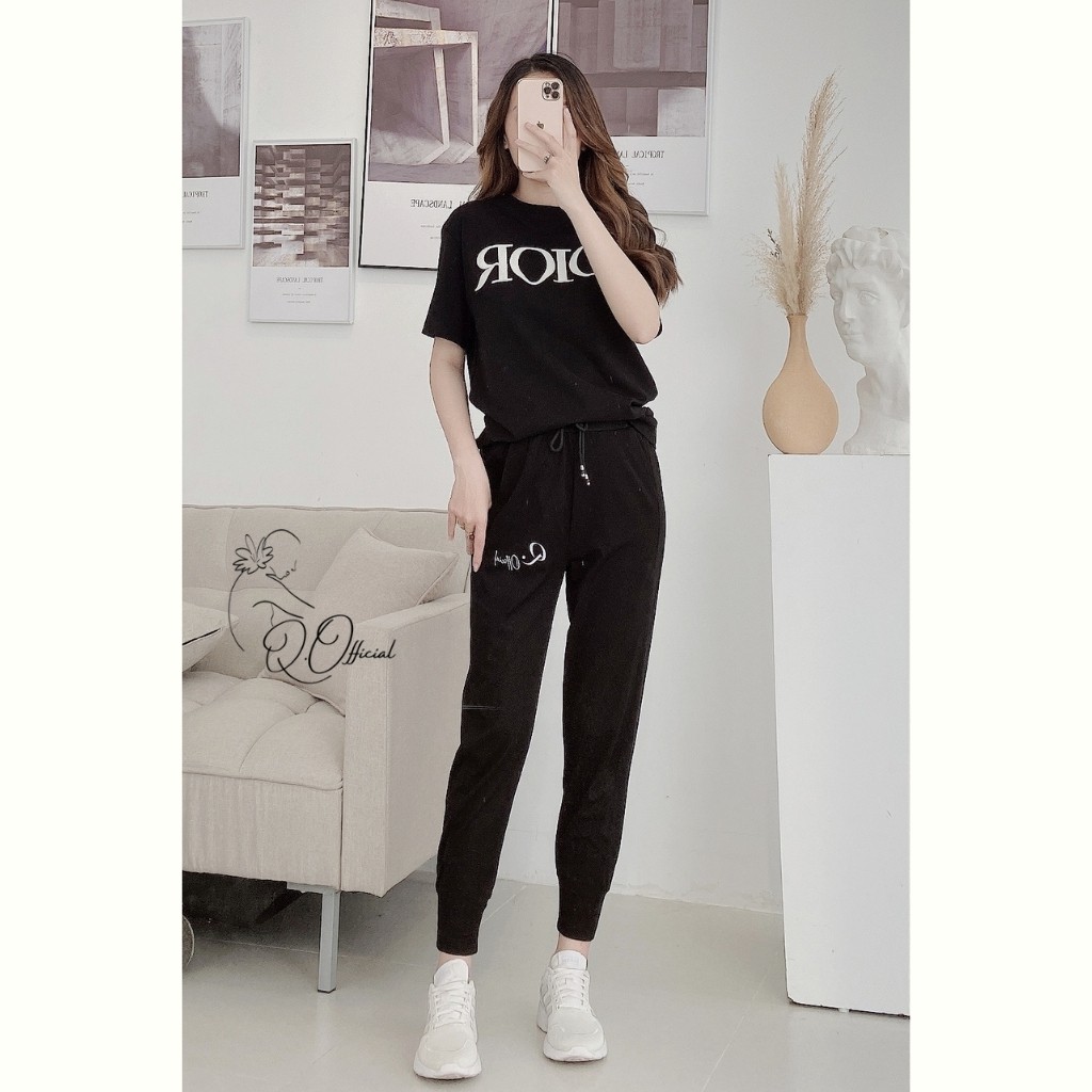 Quần Jogger Nữ Chất Liệu Polyester cool Thời Trang Mùa Hè