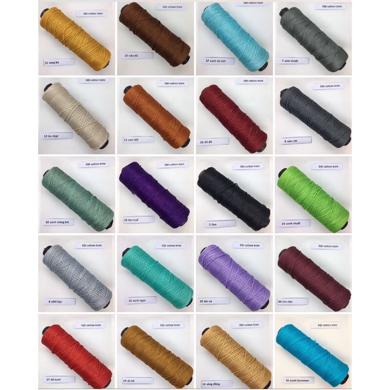 SỢI DỆT COTTON TRƠN CRAFTYAN
