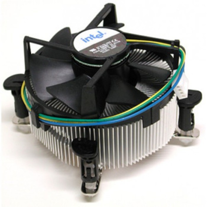 Fan Processor Lga775 Cpu Quiet Pin Heatsink LED Blue Light Fans