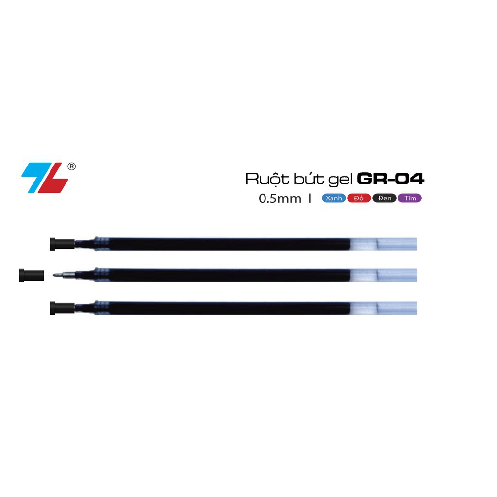 12 Ruột Bút Gel GR-04