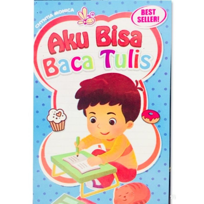 Buku Aku Bisa Baca Tulis untuk Anak TK PAUD dan Pra SD Full Color