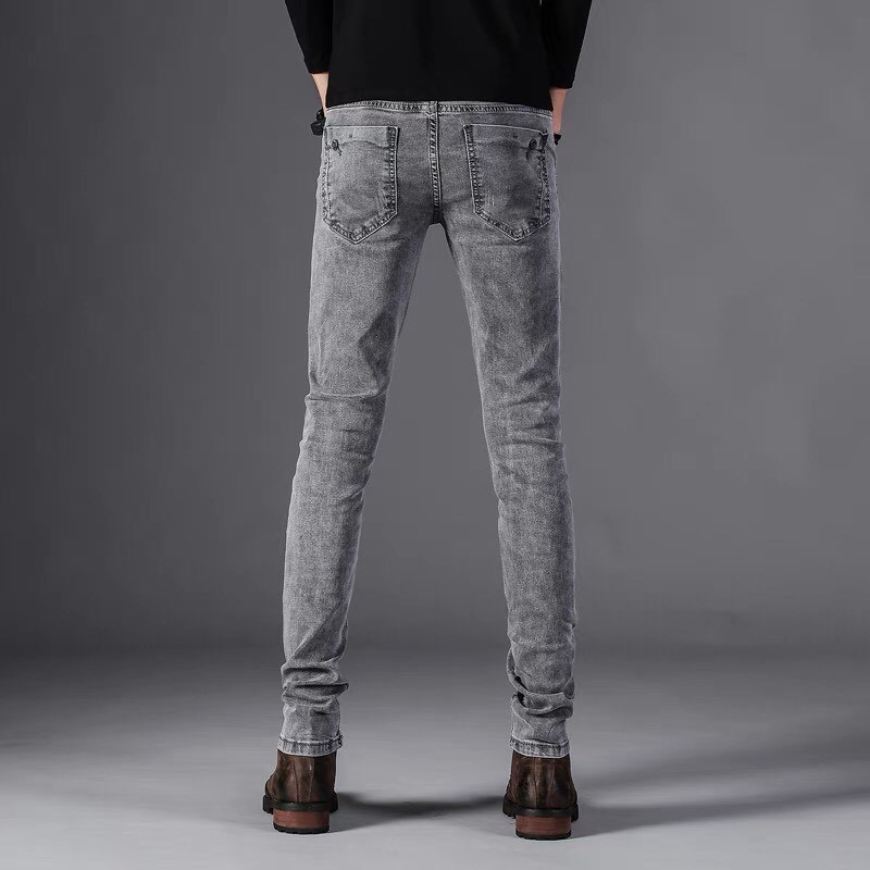 Quần jean nam xám trơn siêu xịn 95ss