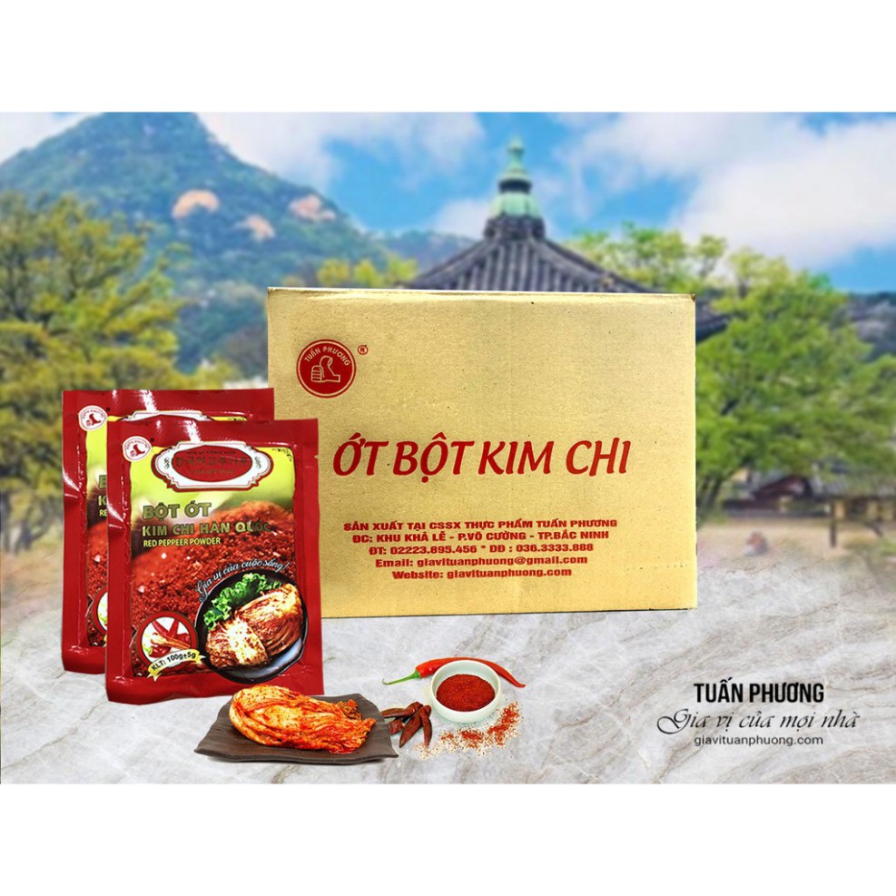 Bột ớt/ ớt bột kim chi hàn quốc 100 gam