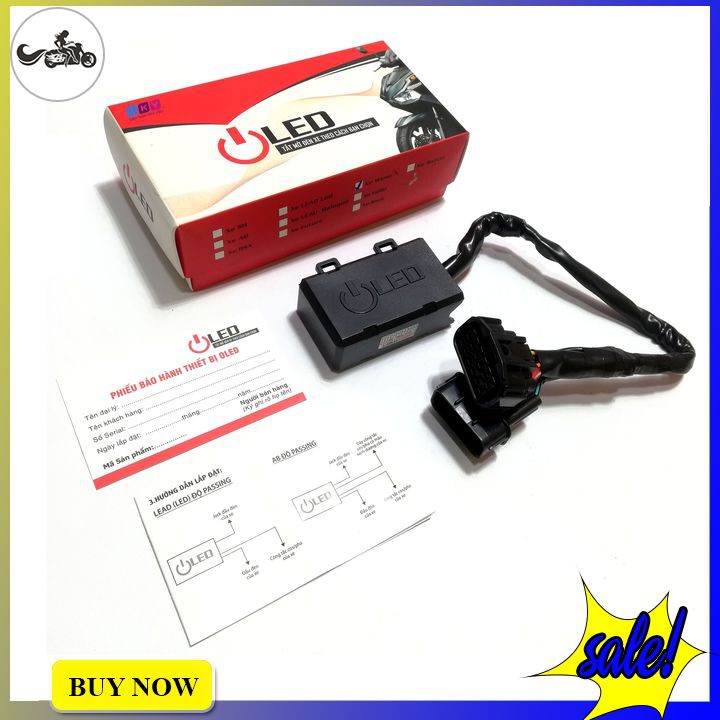 Bộ Mạch tắt mở đèn pha IKY cho xe SH, Vario, Winner x, wave... kết hợp công tắc cos/pha dễ lắp đặt không cắt dây zin