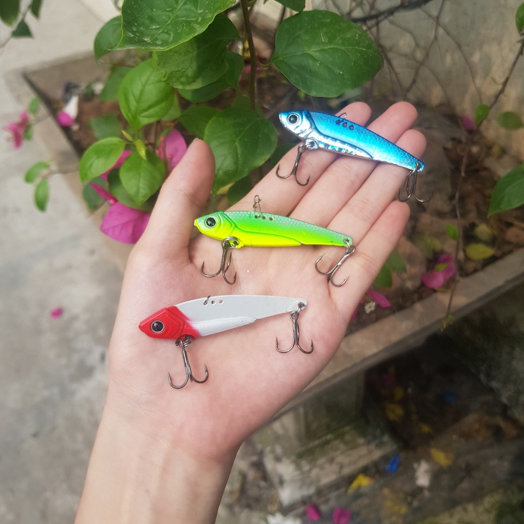 Mồi lure_ mồi câu lure cá sắt vib lazer _mồi câu cá lóc