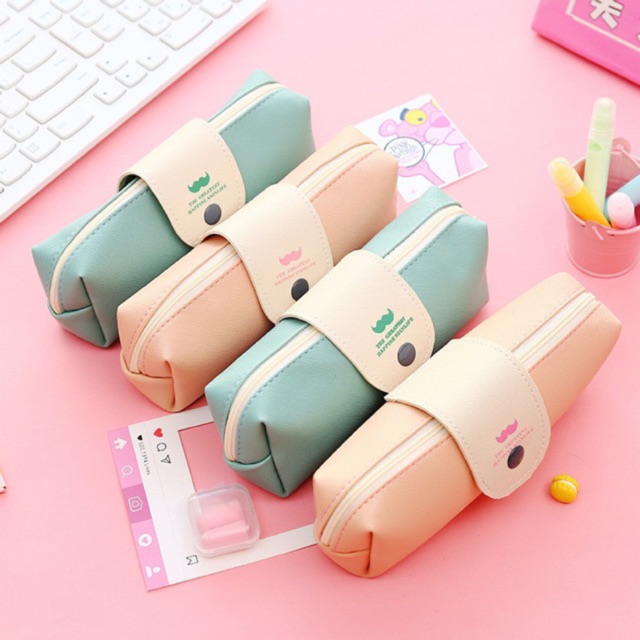 Bóp viết khoá ngoài PU không thấm nước