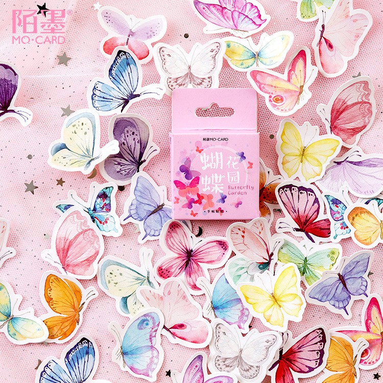 Bộ Sticker / Hình dán Hình Bươm Bướm