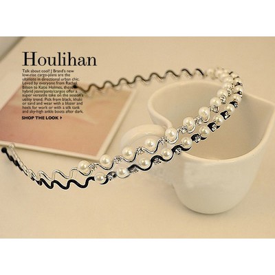 🌸 Bờm Sóng Đính Hạt Trai