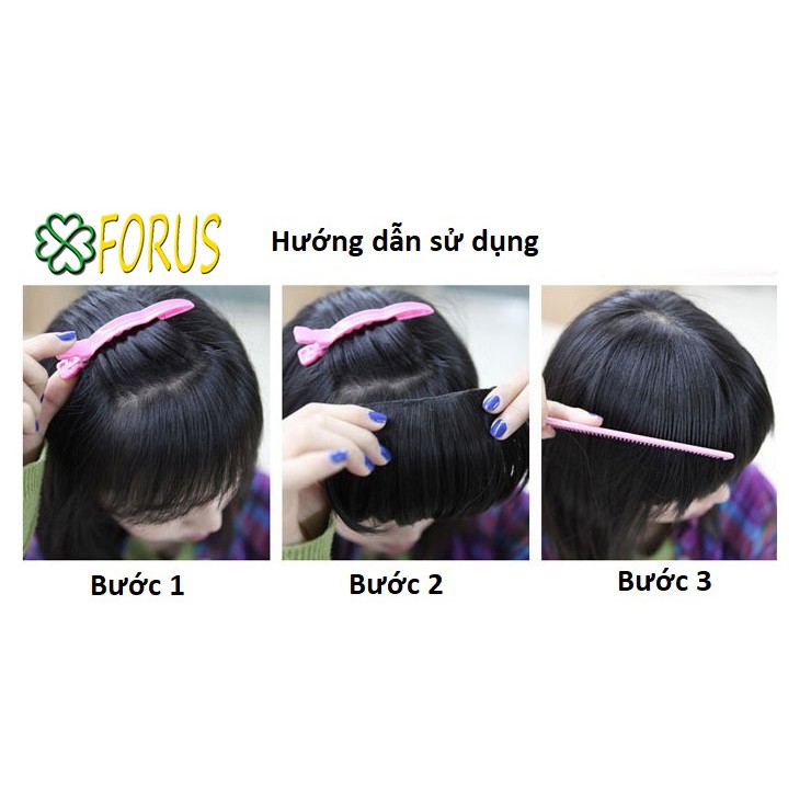 Tóc giả mái dầy có mai M37