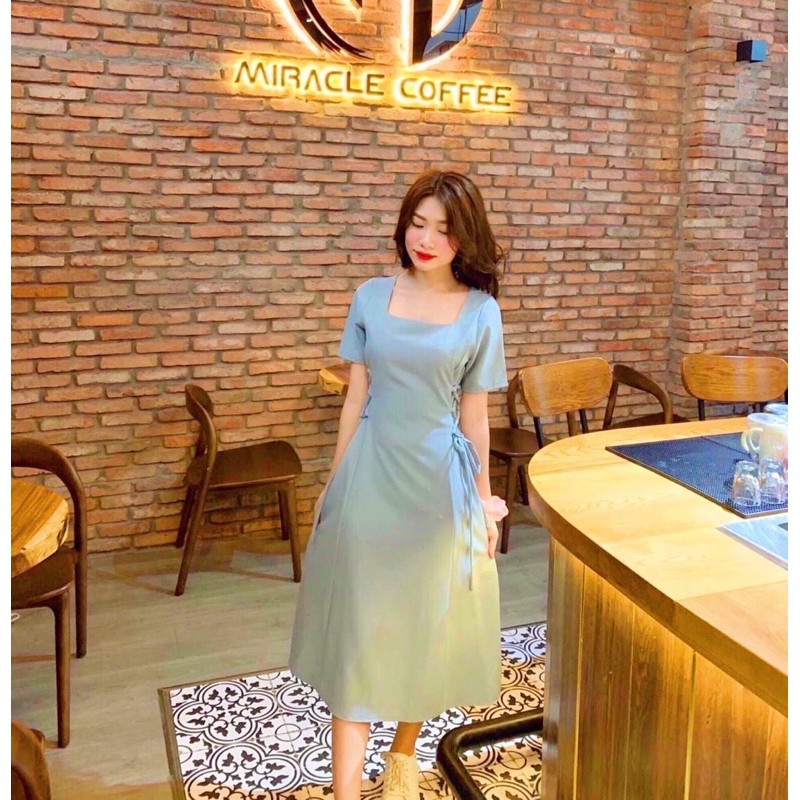 [HCM]Đầm đan dây eo 6 màu (kèm hình thật)