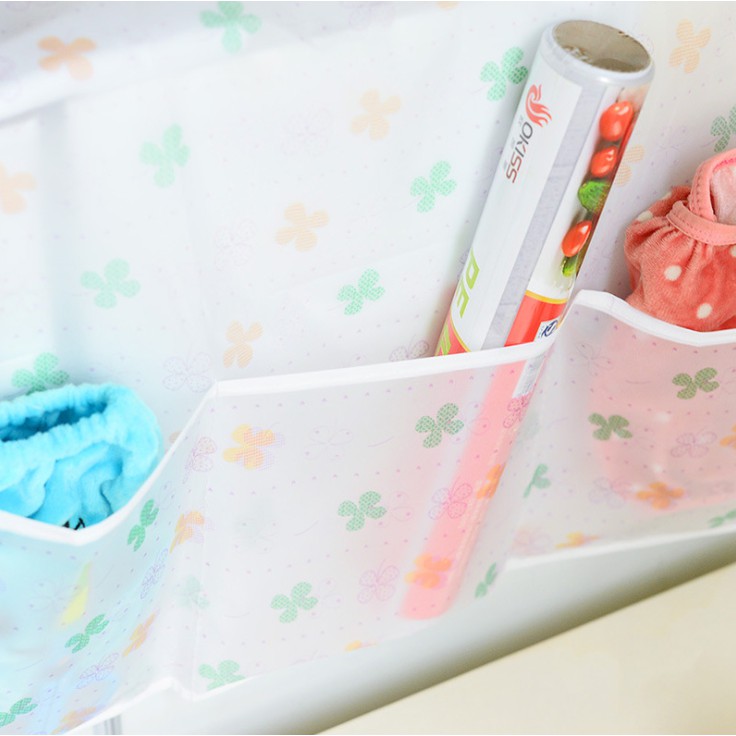 Tấm phủ tủ lạnh có ngăn đựng đồ tiện dụng (GD0014)